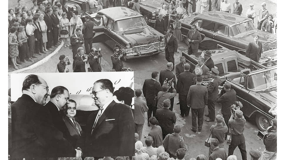 Официальная делегация Югославии во главе с Иосипом Брозом Тито в Свердловске. 1965 год