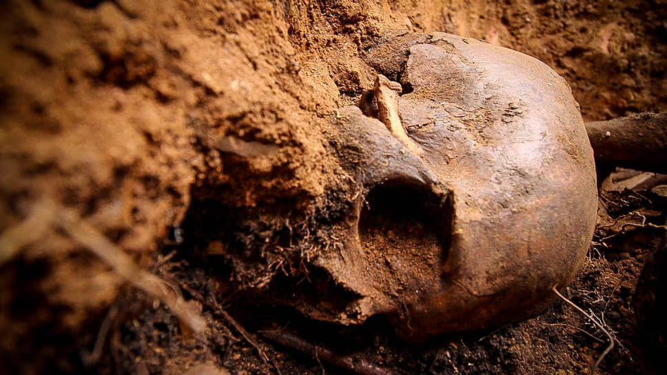 Почти во всех обнаруженных черепах есть пулевые отверстия, а в самих ямах лежат личные вещи, датированные тридцатыми годами прошлого века, что, по мнению, археологов, доказывает, что они установили расстрельный полигон НКВД