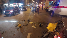 Две девушки на мотоцикле пострадали в ДТП на улице Либкнехта в Ижевске