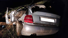 Водитель Audi врезался в опору ЛЭП на трассе в Удмуртии
