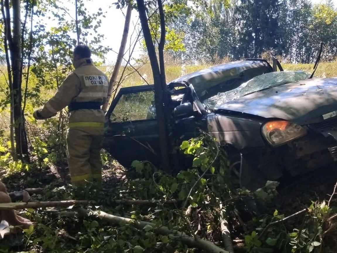 Спасатели в Удмуртии достали из автомобиля двух пострадавших мужчин после  ДТП – Коммерсантъ Ижевск