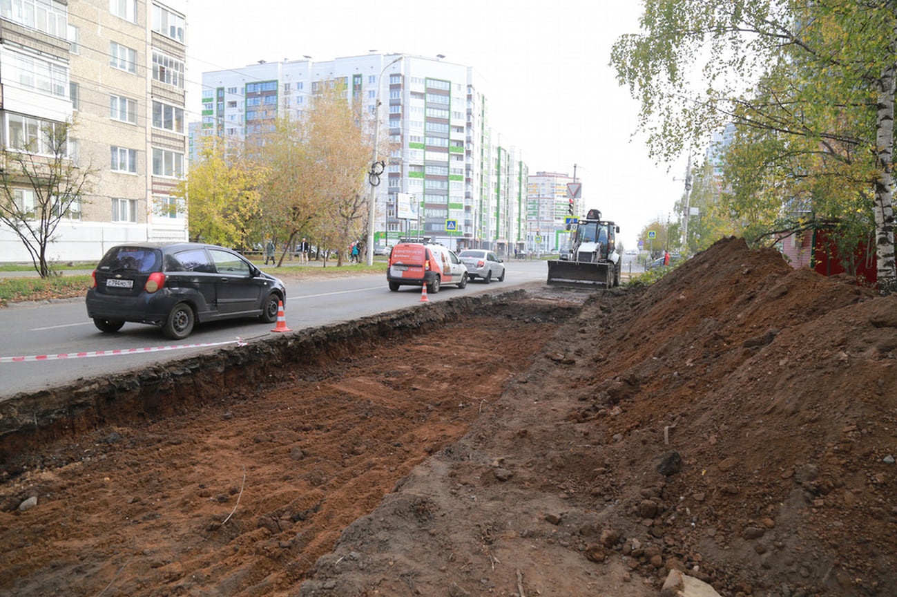 В Ижевске ремонтируют участки улицы Сабурова, Магистральной и Славянского  шоссе – Коммерсантъ Ижевск