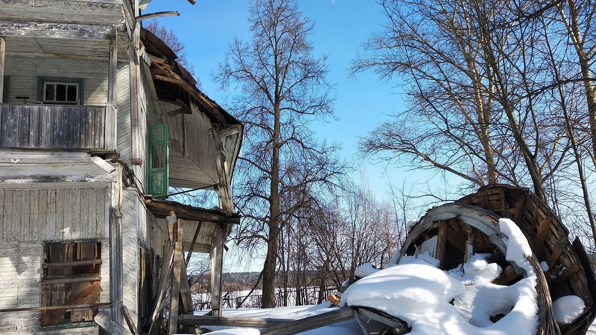 У признанного памятника культуры Дачи Петрова обрушилась полуротонда в  Ижевске – Коммерсантъ Ижевск