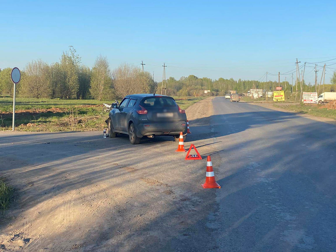 Пожилой мотоциклист без прав устроил ДТП в Удмуртии – Коммерсантъ Ижевск