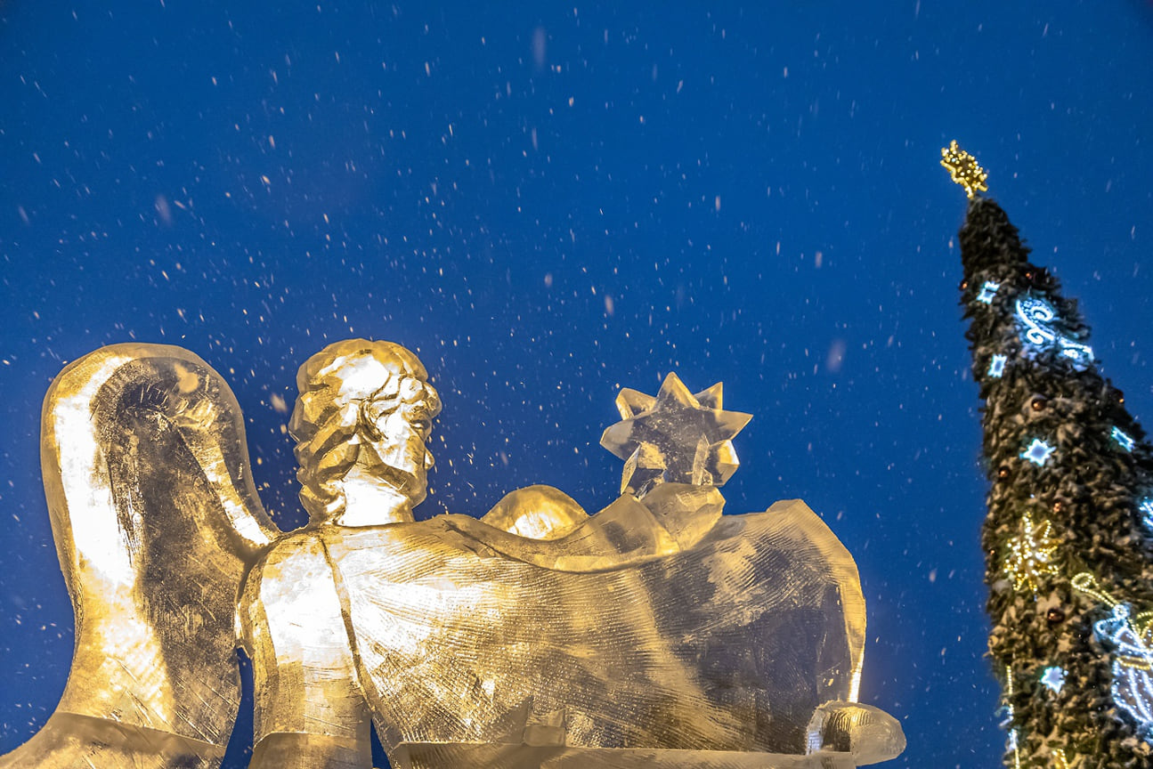 Ледовый фестиваль «Ангелов и Архангелов» традиционно прошел в Ижевске. 