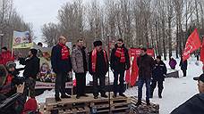 На митинге против системы «Платон» в Казани дальнобойщики призвали ехать протестовать в Москву