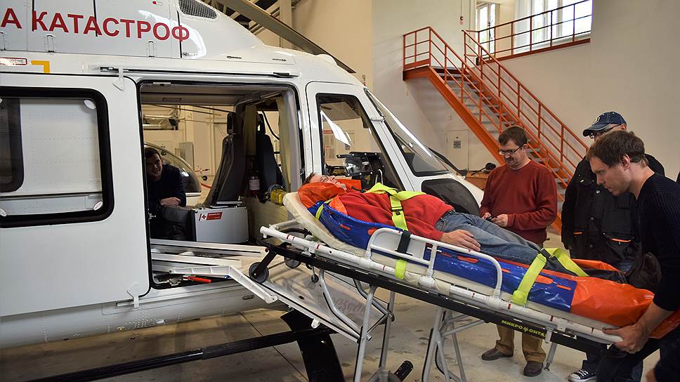 Для вертолета «Ансат» разработали медицинский модуль с новой системой загрузки