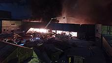 В Казани произошел крупный пожар на складе древесины в районе «Казаньоргсинтеза»