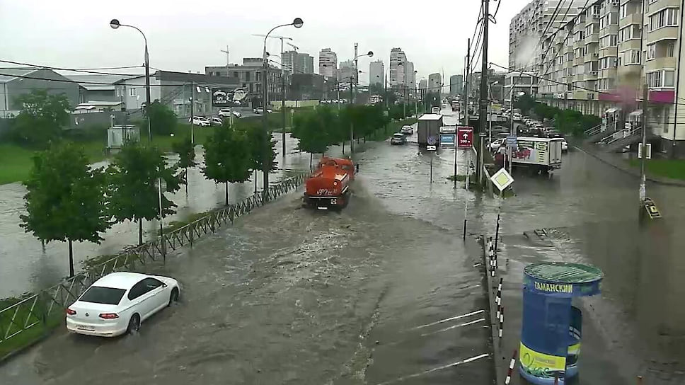 Самой затопленной частью города стала улица Московская