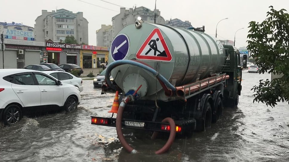 Самой затопленной частью города стала улица Московская