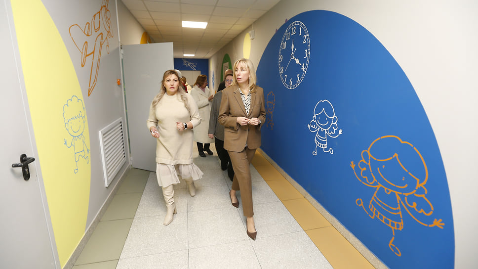 Анна Минькова посетила новый детский сад на 315 мест в Краснодаре в районе Западного обхода