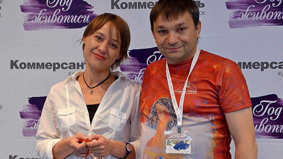 Ирина Верпета и арт-директор проекта «Ангелы Мира» Олег Ровда