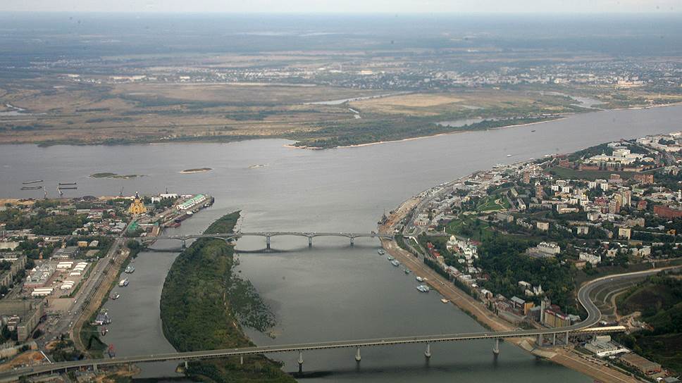 Нижний Новгород Мост Через Волгу Фото