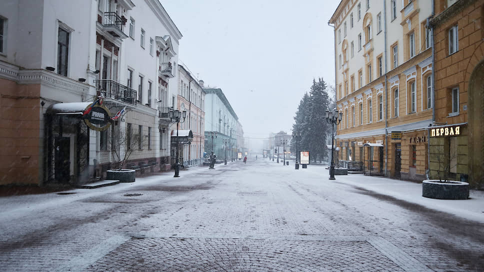 Улица Большая Покровская еще никогда не была такой пустынной, как в период самоизоляции нижегородцев