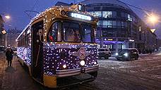 В Нижнем Новгороде запустили новогодний трамвай