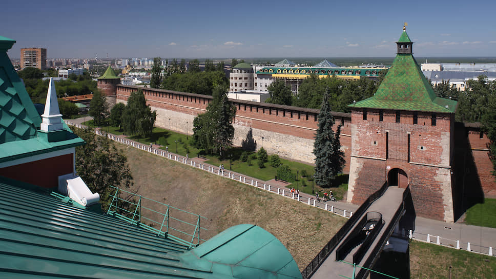 Фото нижегородского кремля сверху