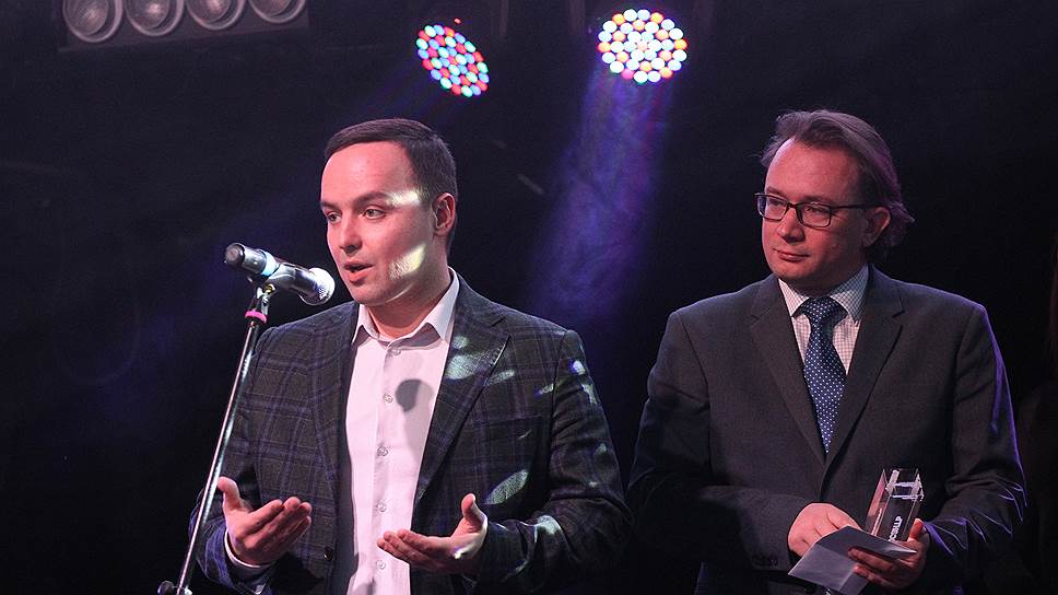 Директор нижегородского филиала PepsiCo Андрей Краснов и корреспондент «Ъ-Приволжье» Андрей Репин