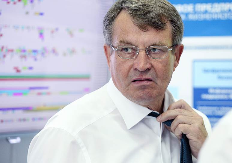 Директор Федерального ядерного центра Валентин Костюков во время совещания по развитию цифровой экономики. Июль 2018 года