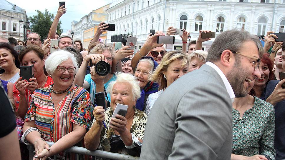 Актер Михаил Пореченков во время открытия кинофестиваля. Июль 2018