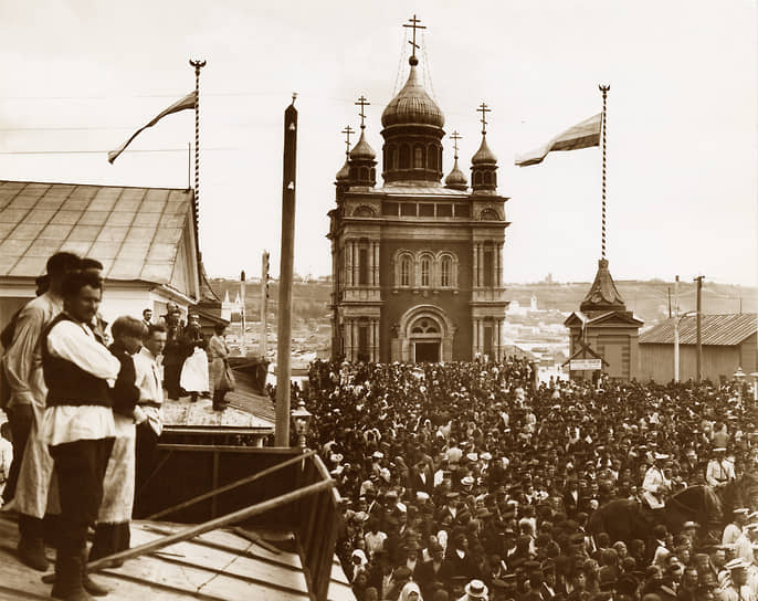 В начале XX века открытие ежегодной торговли на ярмарке было самым важным событием в жизни Нижнего Новгорода