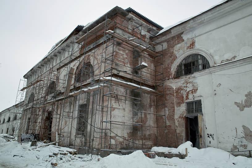 Фасад здания арсенала до реконструкции