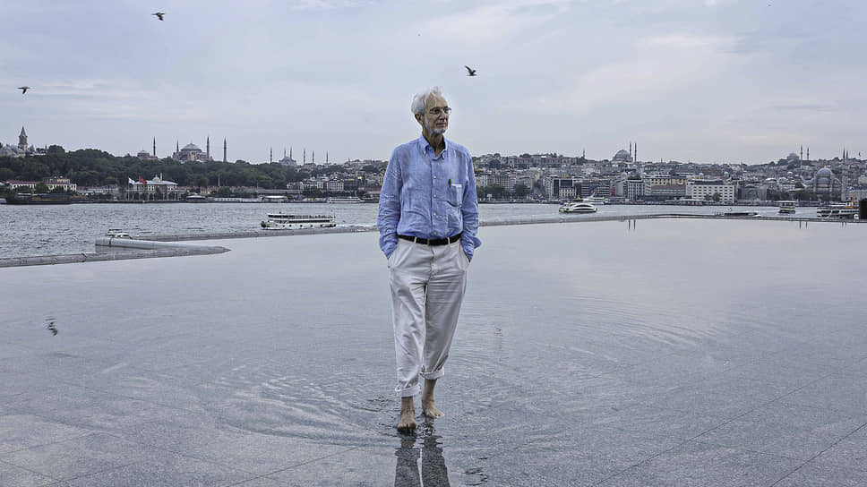 Архитектор Ренцо Пьяно на крыше музея Istanbul Modern