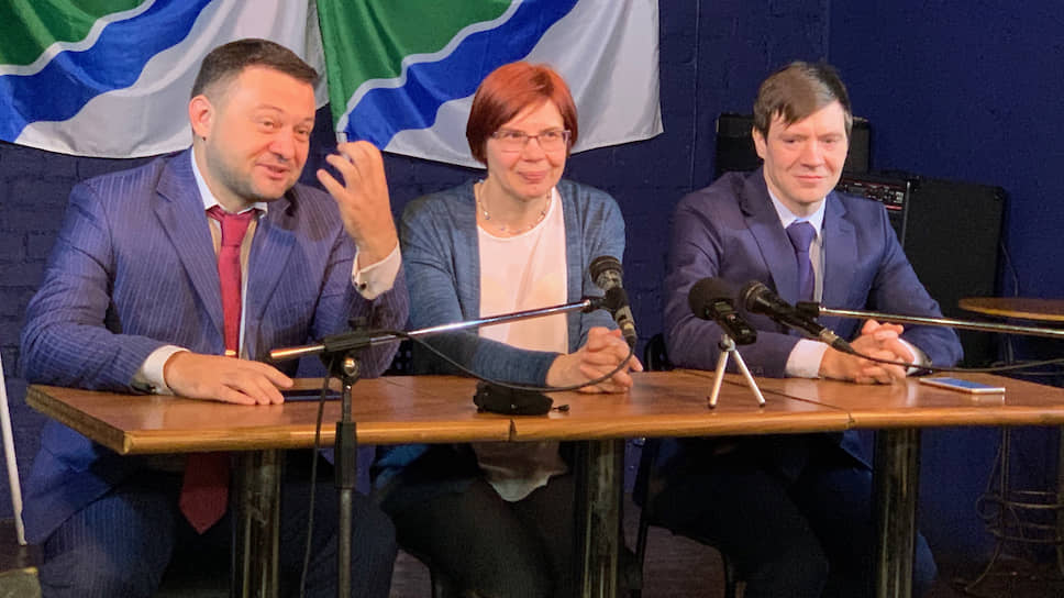 Создатели коалиции — Сергей Бойко,  Светлана Каверзина и Ростислав Антонов — готовы бороться за большинство в горсовете