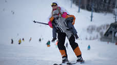 Туристы раскатали лыжи