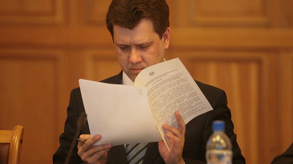 Министр финансов и налоговой политики Новосибирской области Виталий Голубенко.