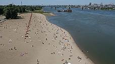 Роспотребнадзор не рекомендовал купаться на пляже в центре Новосибирска