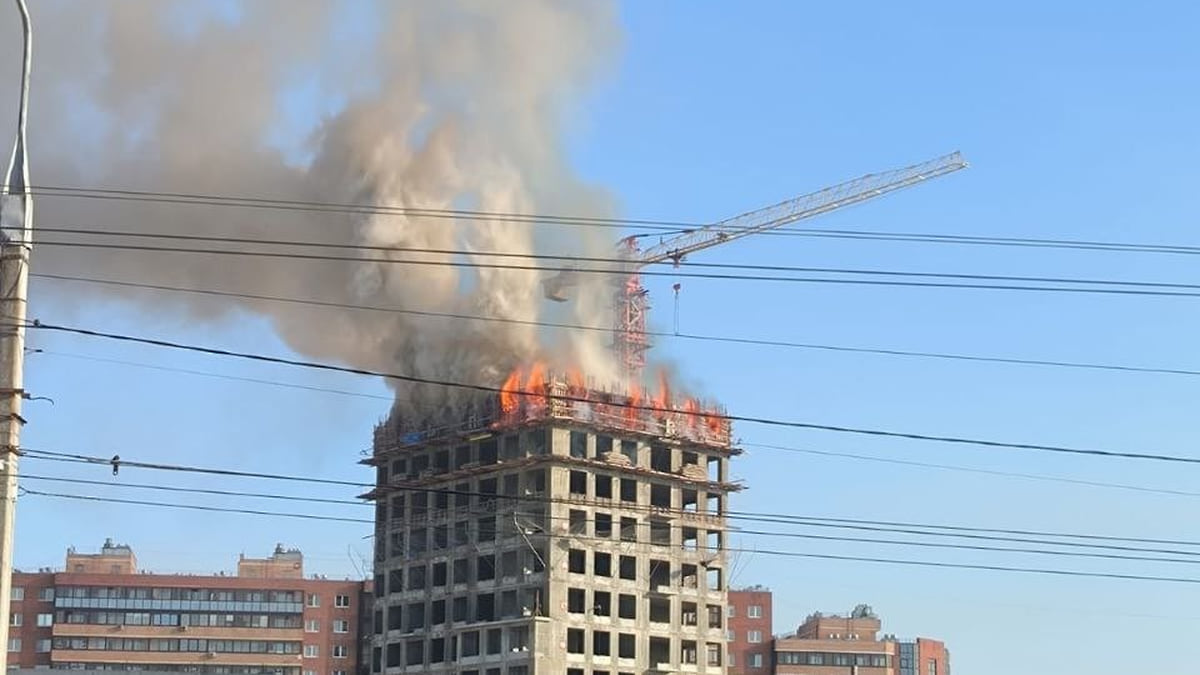 Пожар произошел в строящемся доме в Иркутске – Коммерсантъ Новосибирск