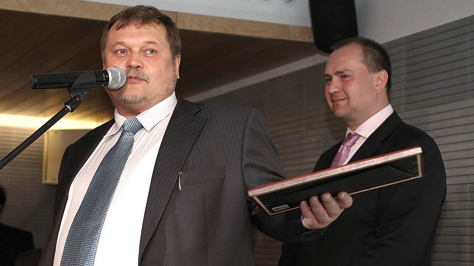 Владелец холдинга «Трансервис» Александр Бойко (слева) и директор филиала PwC в Новосибирске Юрий Муравлев