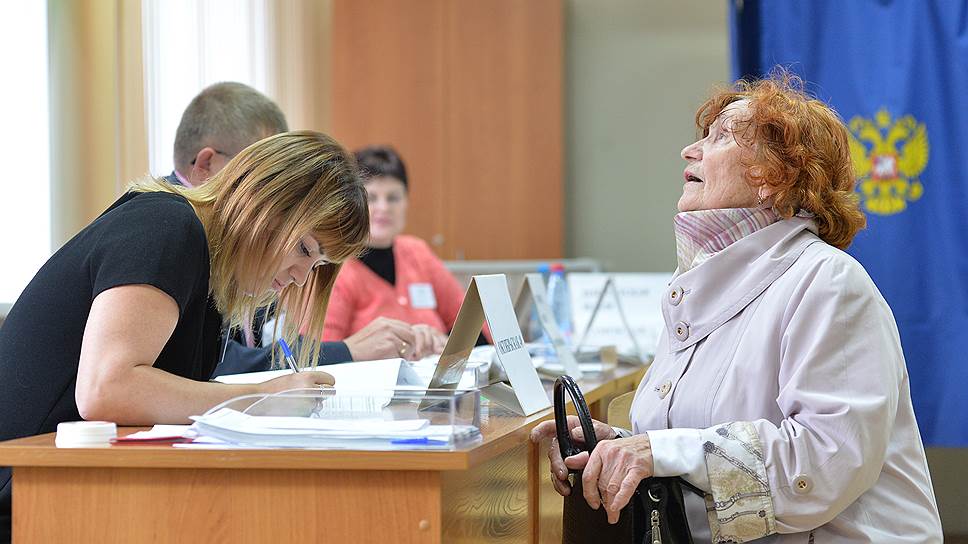 Избирательный участок в Новосибирске