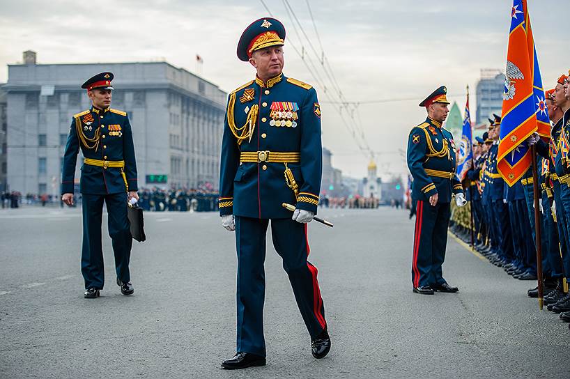 Репетиция парада Победы в Новосибирске