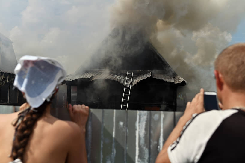 Пожар в частном доме на территории СНТ «Романтик» в Тюменской области