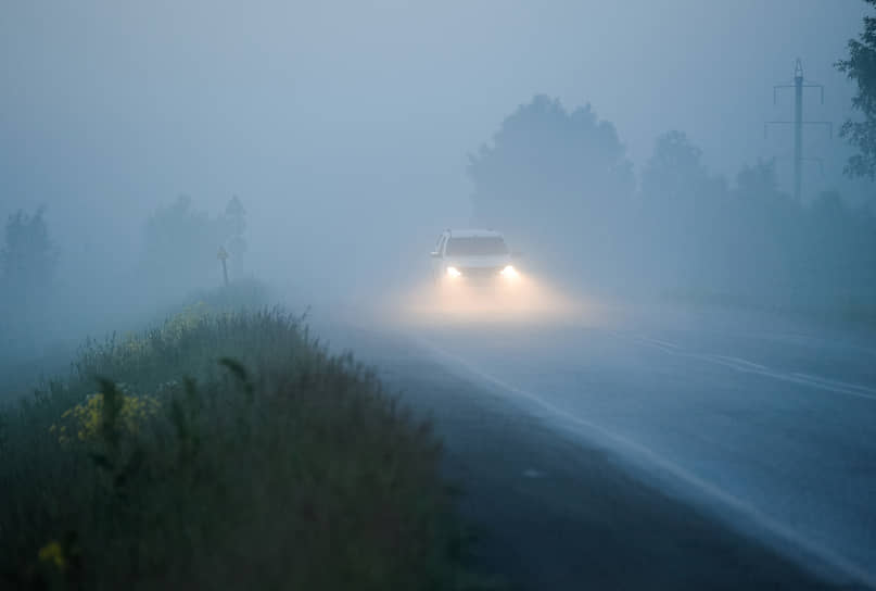 Туман в Новосибирской области