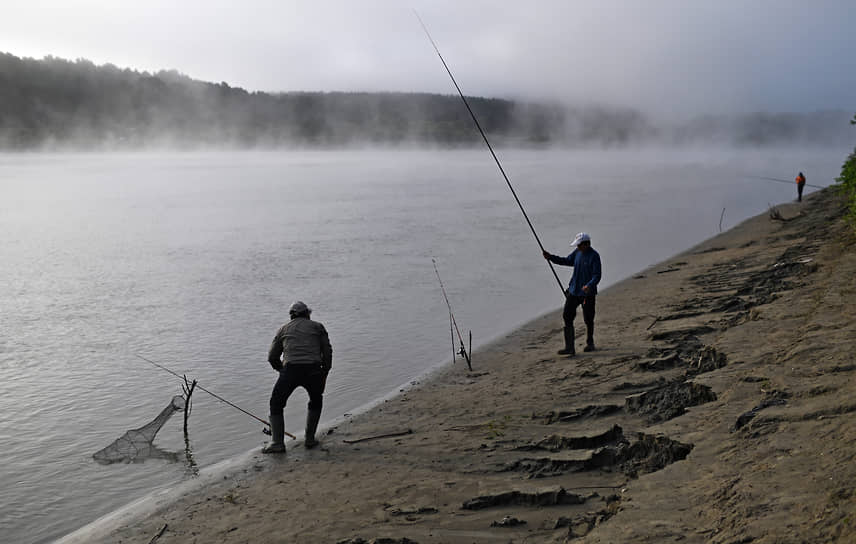 Рыбаки на Иртыше, Омская область
