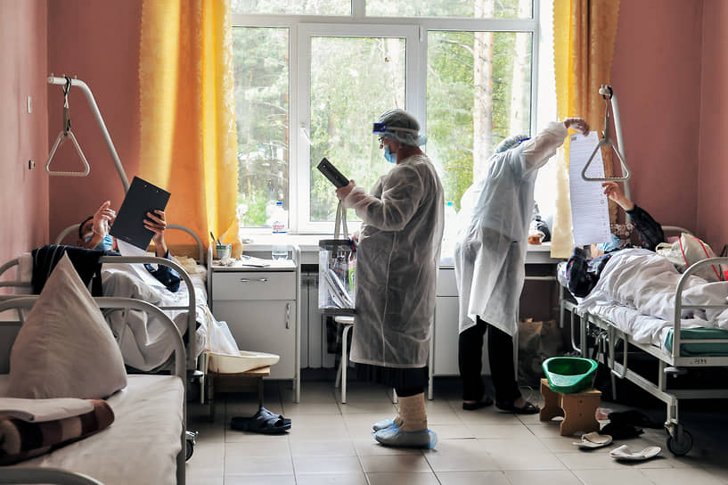 Избирательный участок в Центральной клинической больнице СО РАН, Новосибирск