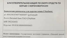 В Пермском крае открыт сбор средств на борьбу с корнавирусом