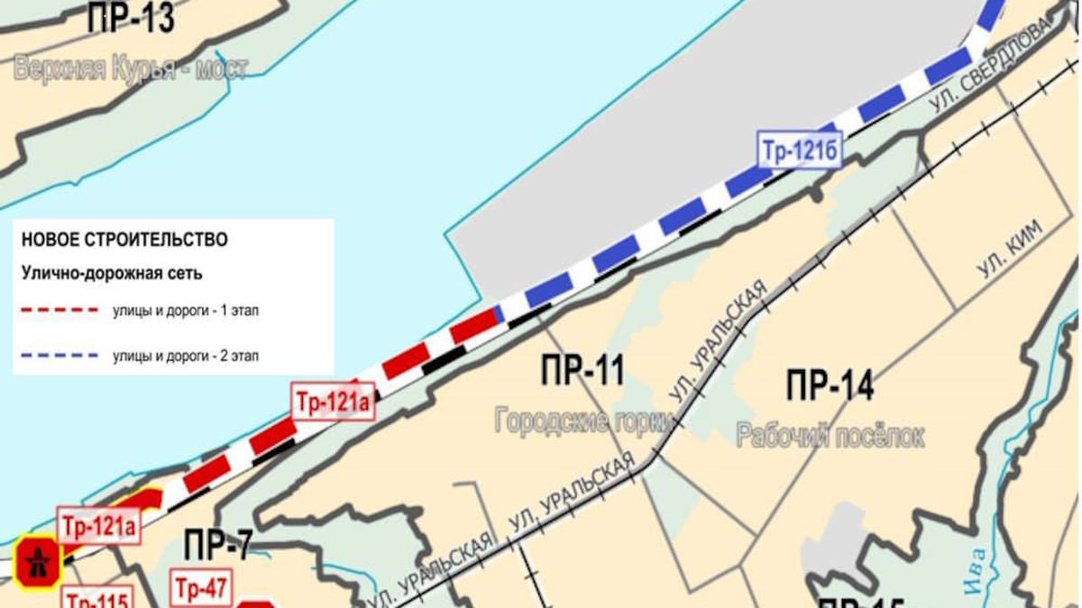 Новую дорогу в районе «Мотовилихинских заводов» могут проложить по берегу  Камы – Коммерсантъ Пермь