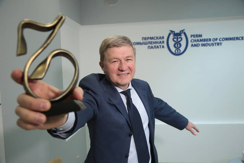 Олег Жданов, президент Пермской ТПП, победитель в номинации «Самый полезный человек для бизнеса».
