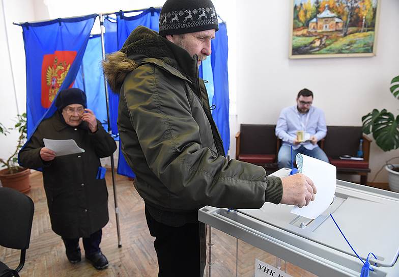 Выборы президента России в поселке Шапки Ленинградской области