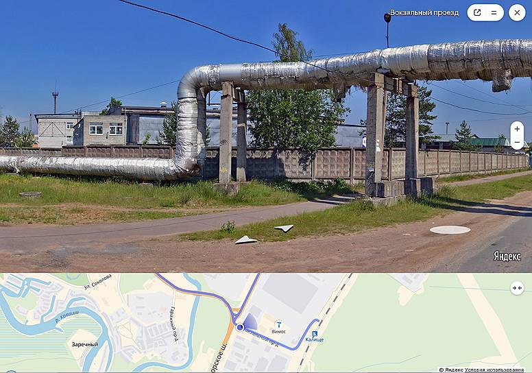 Часть территории Сосновоборского машиностроительного завода 