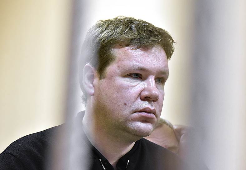 Александр Загребин во время оглашения приговора в Петроградском районном суде