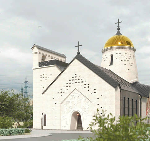 КГА согласовал облик православного храма на проспекте Космонавтов в Петербурге