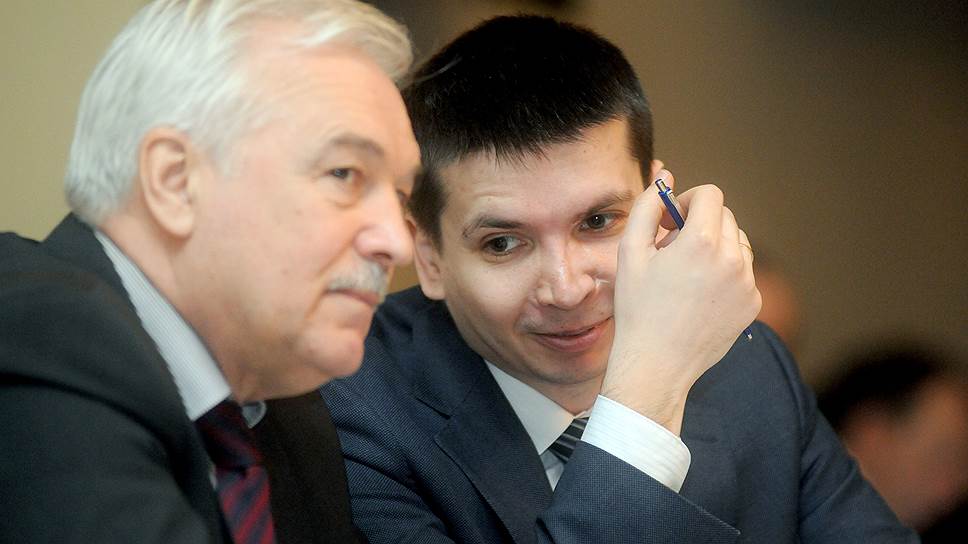 (слева) Николай Копытин, генеральный директор, Борис Бросалин, первый заместитель генерального директора («Норманн»)