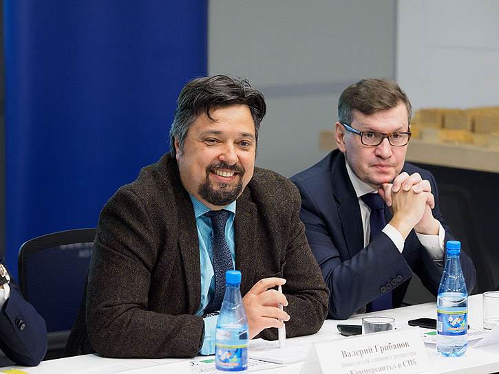 Валерий Грибанов, заместитель главного редактора и Андрей Ершов, главный редактор «Коммерсантъ» в Санкт-Петербурге.