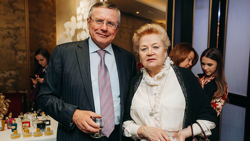 Александр Борисов, генеральный директор НТФФ «Полисан» с супругой Ольгой