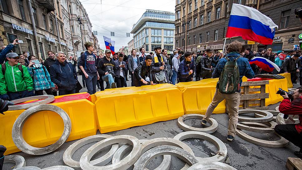 Как прошла акция протеста в Санкт-Петербурге