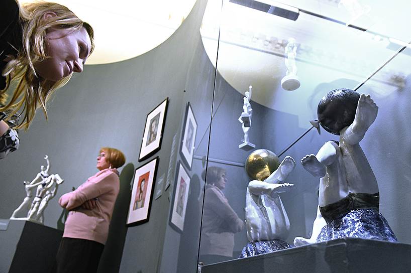 Открытия выставки «Спорт в советском фарфоре, графике, скульптуре» в Государственном русском музее